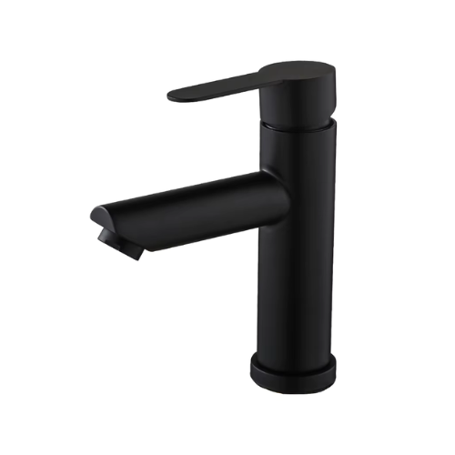 Archie Matt Black Basin Tap