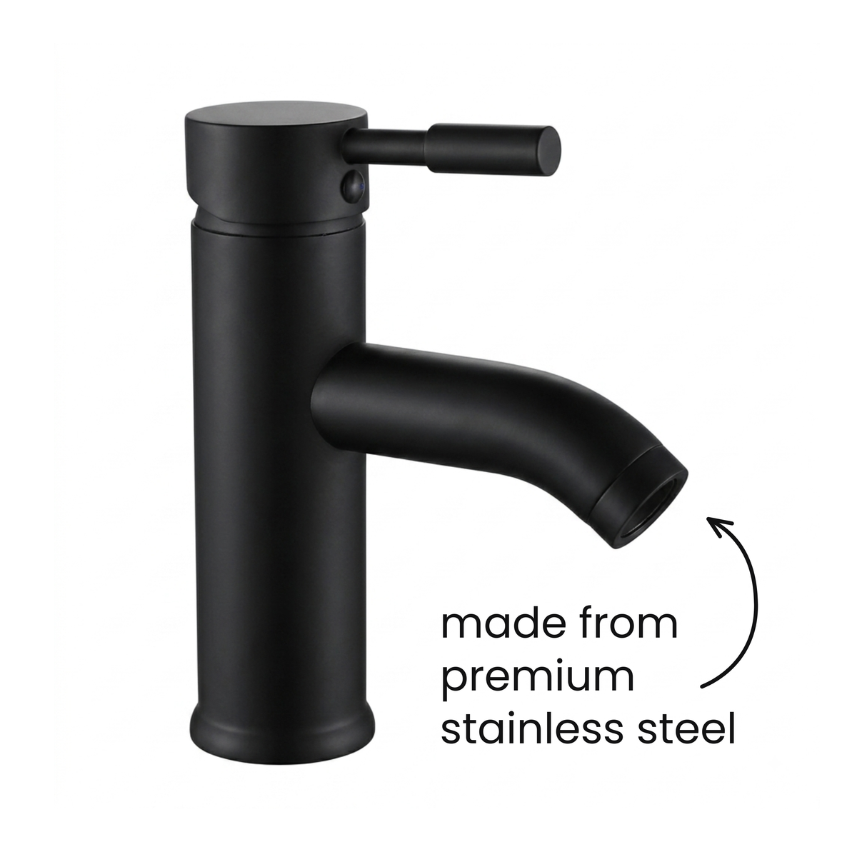 Leo Matt Black Basin Tap