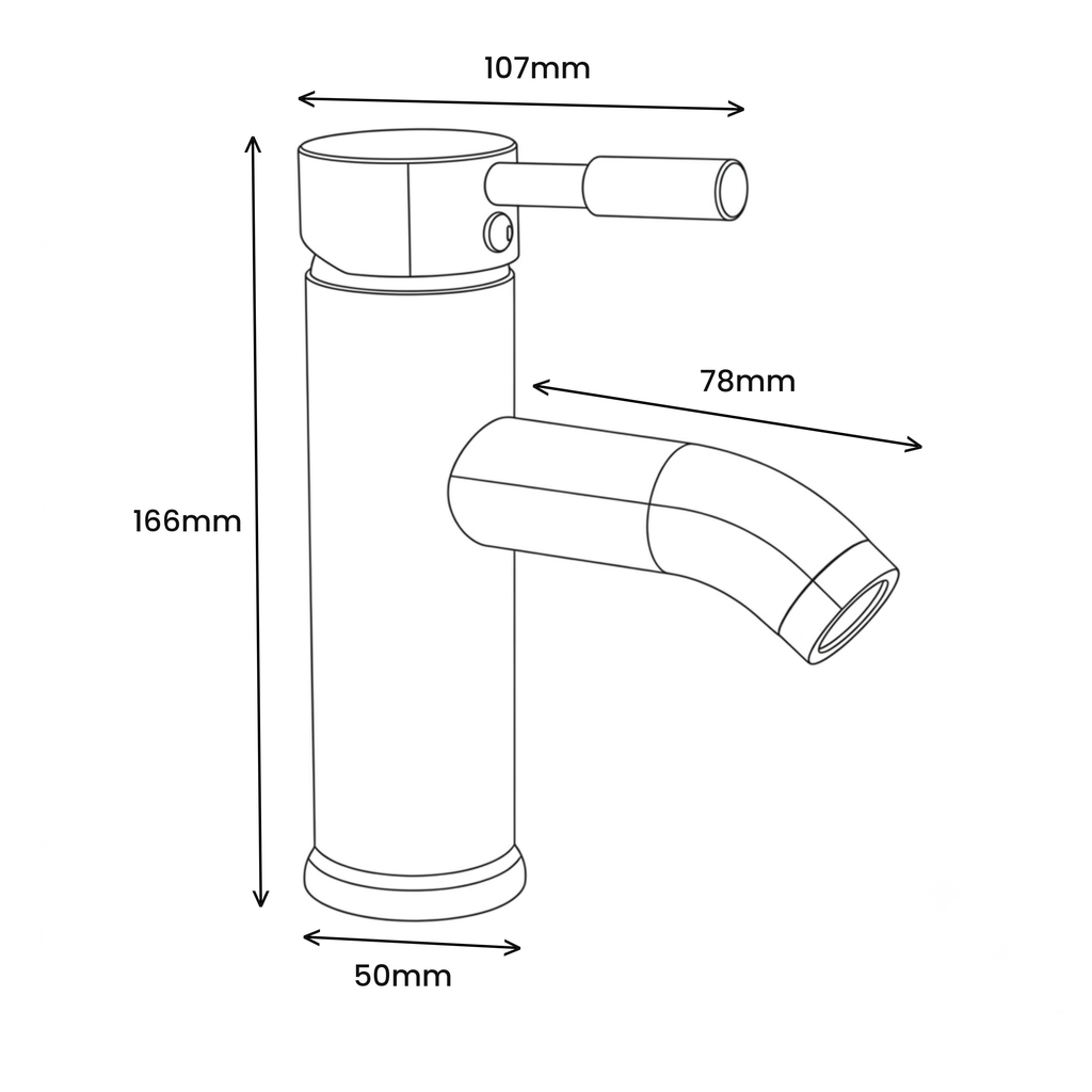 Leo Matt Black Basin Tap