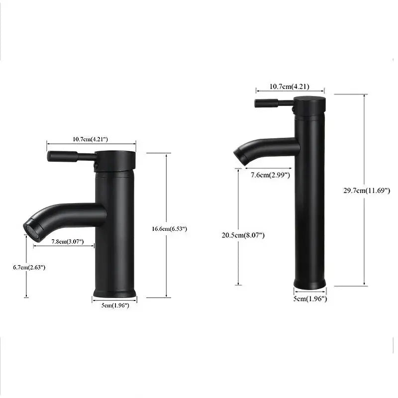 Leo Matt Black Basin Tap