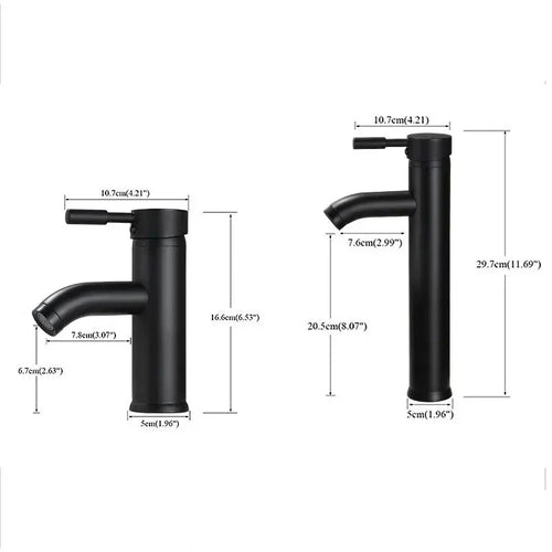 Leo Matt Black Basin Tap