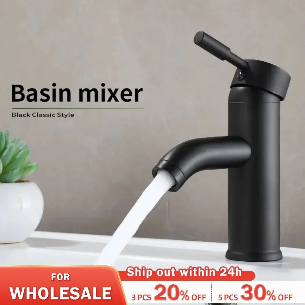 Leo Matt Black Basin Tap