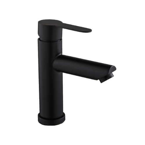 Archie Matt Black Basin Tap
